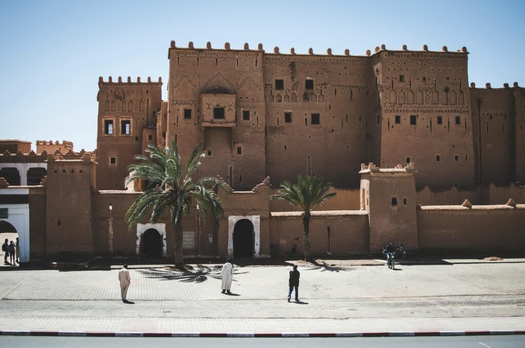 Explore the ancient Kasbah Taourirt, a UNESCO World Heritage site in Ouarzazate, Morocco.